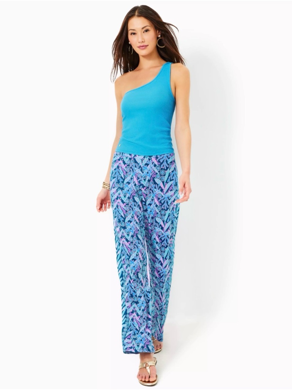 NWT- Lilly Pulitzer 31" Allena Knit Palazzo Pant Size XL